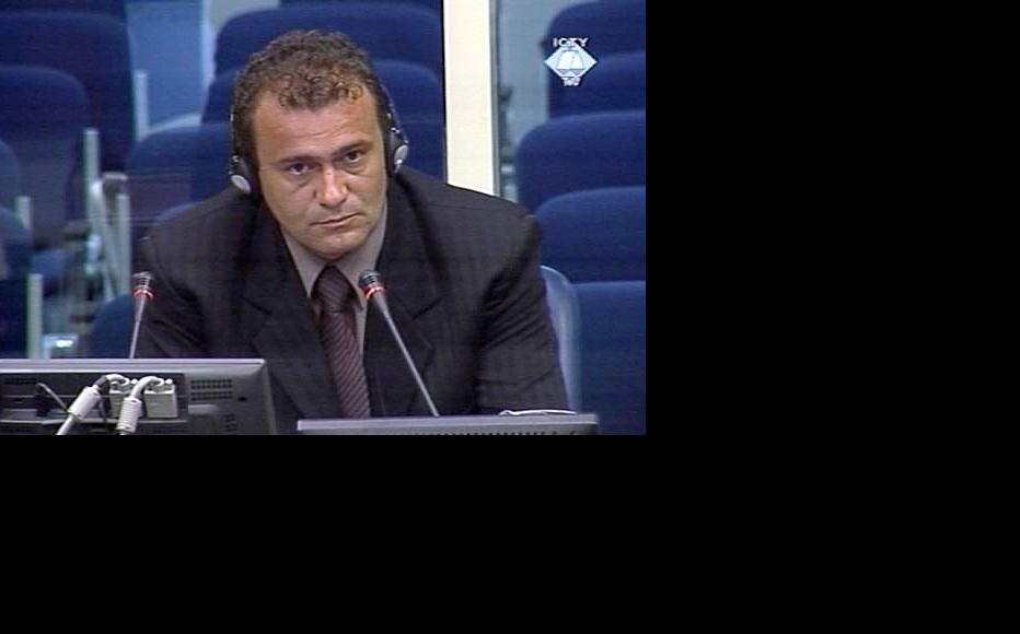 Bojan Subotic, defence witness in the Mladic trial at the ICTY. (Photo: ICTY)