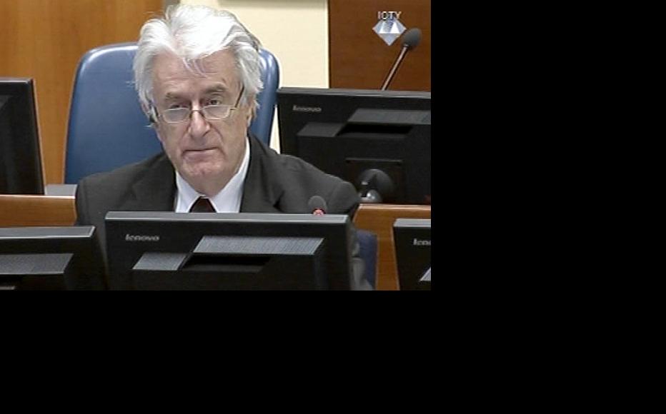 Radovan Karadzic in the courtroom this week. (Photo: ICTY)