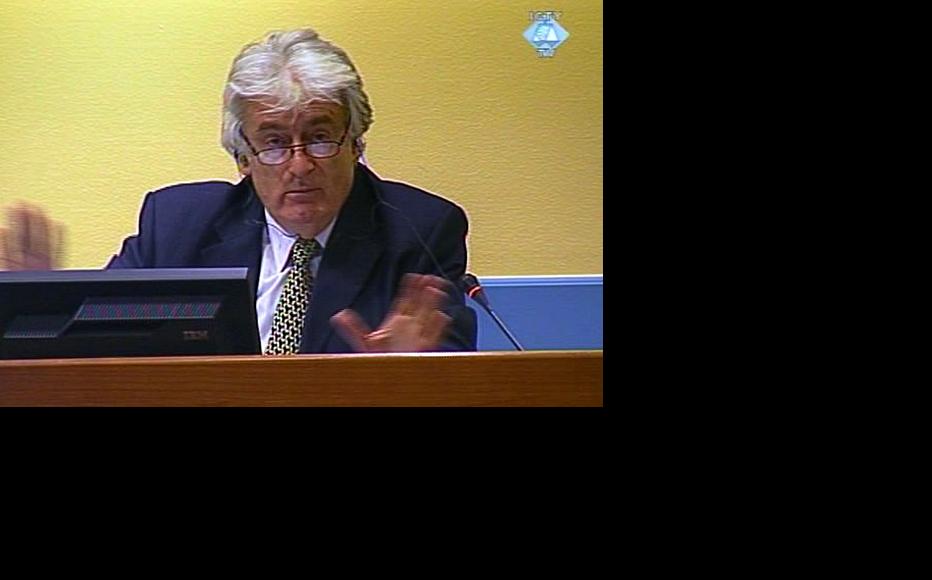 Radovan Karadzic in the ICTY courtroom. (Photo: ICTY)