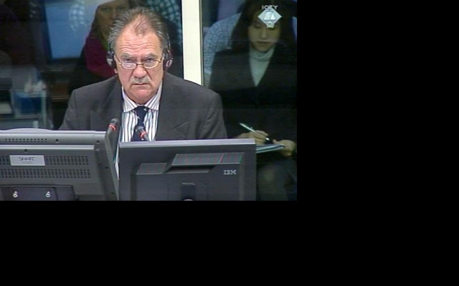 Richard Gray, defence witness at the Karadzic trial. (Photo: ICTY)