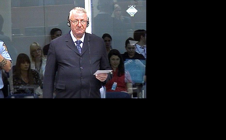 Vojislav Seselj, defence witness in the Radovan Karadzic trial. (Photo: ICTY)