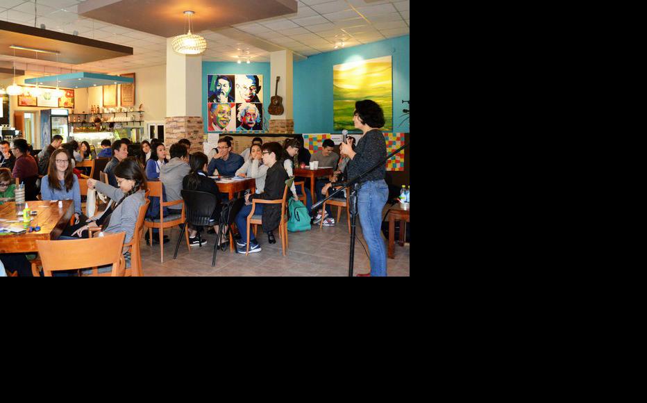 A hipster cafe in Almaty. (Photo courtesy of Youth Information Service of Kazakstan)