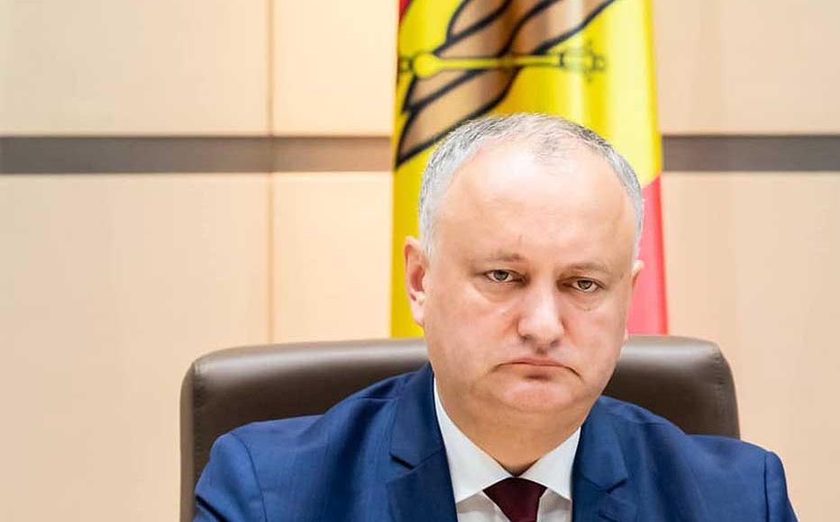 Igor Dodon, the leader of the Socialist Party, and Vladimir Voronin, the leader of the Communist Party. Igor Dodon, the leader of the Socialist Party, and Vladimir Voronin, the leader of the Communist Party.