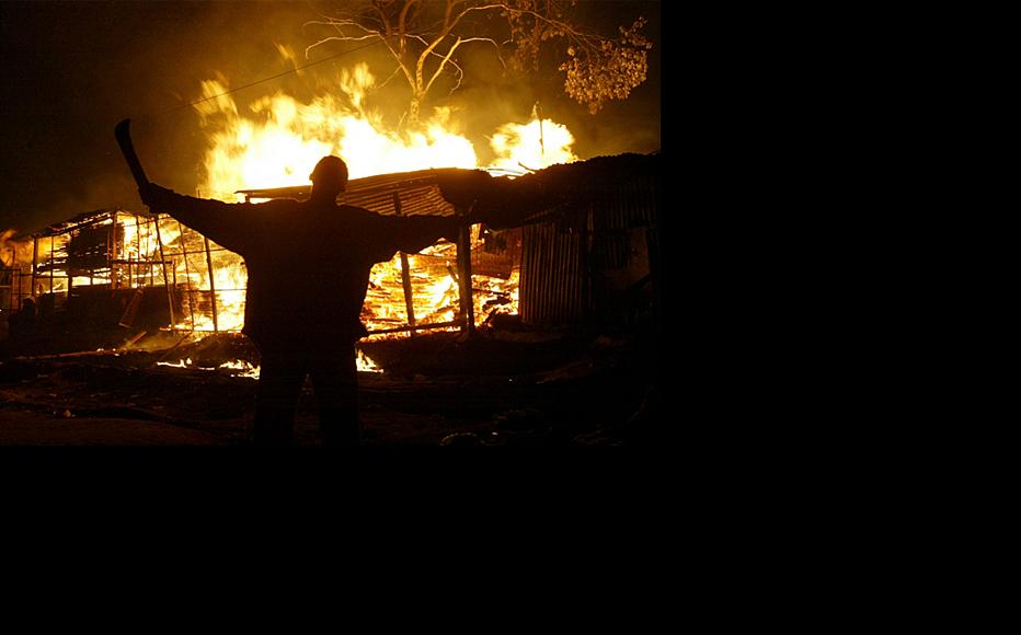 Post-election violence in Kenya, December 2007. (Photo: The Star newspaper, Nairobi)