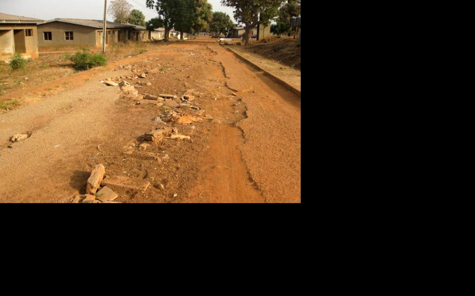 A road in need of repairs. (Photo: Samuel Malik)