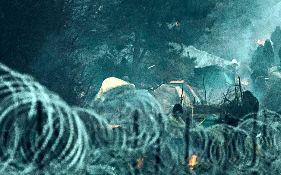 In the hope to cross into the European Union, refugees camp in freezing conditions along the barbed wire fence marking the border between Poland and Belarus.