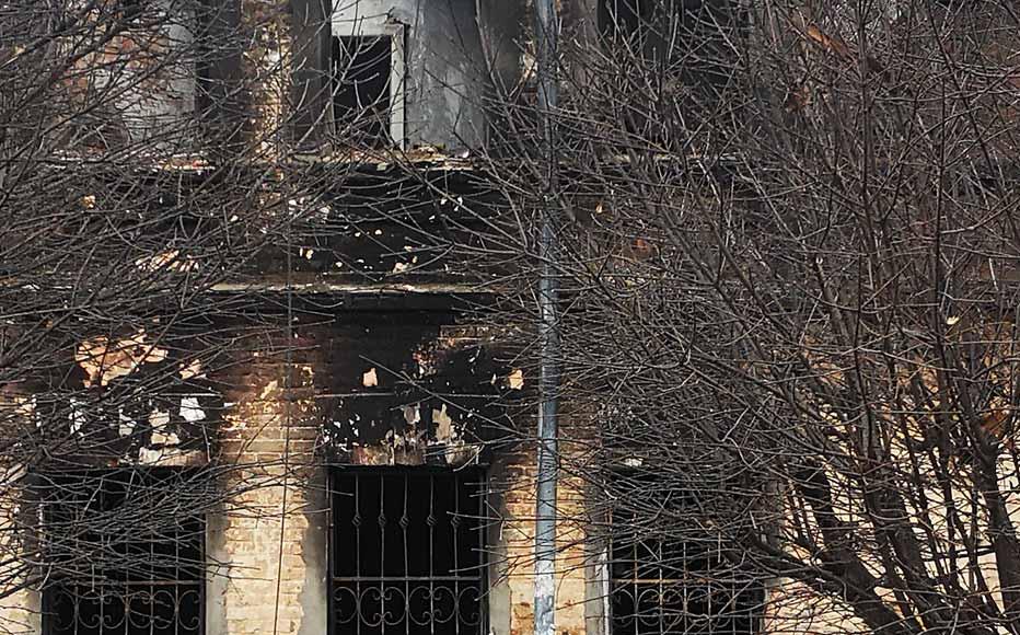 The destroyed polyclinic in Kupyansk, a town in the eastern region of Kharkhiv. It was occupied by the Russian forces in the early days of the war as the town serves as an important railway junction for Ukraine's east. Ukrainian Armed Forces regained control of the town on September 10, 2022. The destroyed polyclinic in Kupyansk, a town in the eastern region of Kharkhiv. It was occupied by the Russian forces in the early days of the war as the town serves as an important railway junction for Ukraine's east. Ukrainian Armed Forces regained control of the town on September 10, 2022.