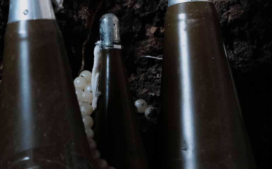 Weaponry of the infantry of the 24th Separate Mechanised Brigade. Named after King Danylo it holds positions near Horlivka, a town occupied since 2014. Weaponry of the infantry of the 24th Separate Mechanised Brigade. Named after King Danylo it holds positions near Horlivka, a town occupied since 2014.