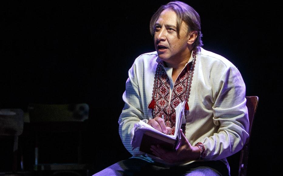 Ihor Kitrysh as Vasyl Stus, a Ukrainian writer who died in a Soviet labor camp in 1985 at the age of 47. Ihor Kitrysh as Vasyl Stus, a Ukrainian writer who died in a Soviet labor camp in 1985 at the age of 47.