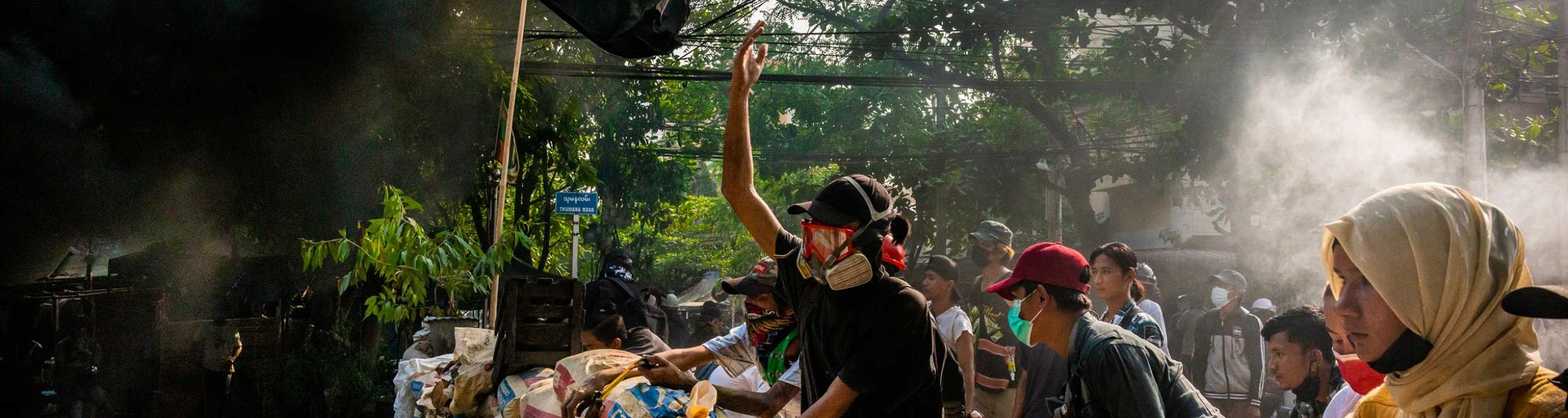 Myanmar's military Junta continued a brutal crackdown on a nationwide civil disobedience movement in which thousands of people have turned out in continued defiance of live ammunition. Myanmar's military Junta continued a brutal crackdown on a nationwide civil disobedience movement in which thousands of people have turned out in continued defiance of live ammunition.