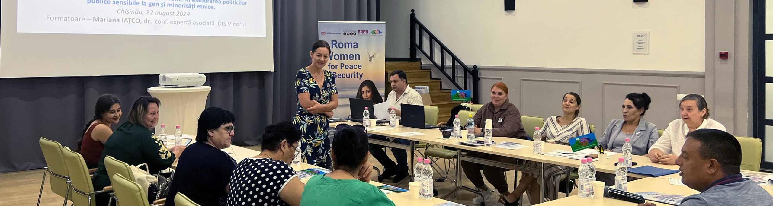 Through a series of workshops in August, Roma women community mediators in Chișinău strengthened their skills in legal advocacy, peace and security promotion, inclusive governance, and personal safety. These inspiring leaders are now better equipped to support and protect their communities, both online and offline.