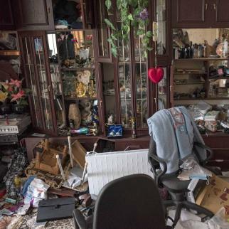 An apartment looted by the Russian forces, April 5, 2022 in Bucha, Ukraine.