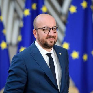 European Council president Charles Michel.