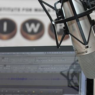 Header for the IWPR Radio Podcasts “Refugee News” and “Behind the Headlines” run by young reporters from conflict-affected regions of Georgia and students of media schools in Tbilisi. (Photo: IWPR Georgia)