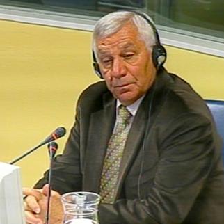 Prosecution witness Aleksandar Vasiljevic in the ICTY courtroom. (Photo: ICTY)