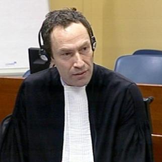 Chris Gosnell, Goran Hadzic's defence lawyer at the ICTY. (Photo: ICTY)