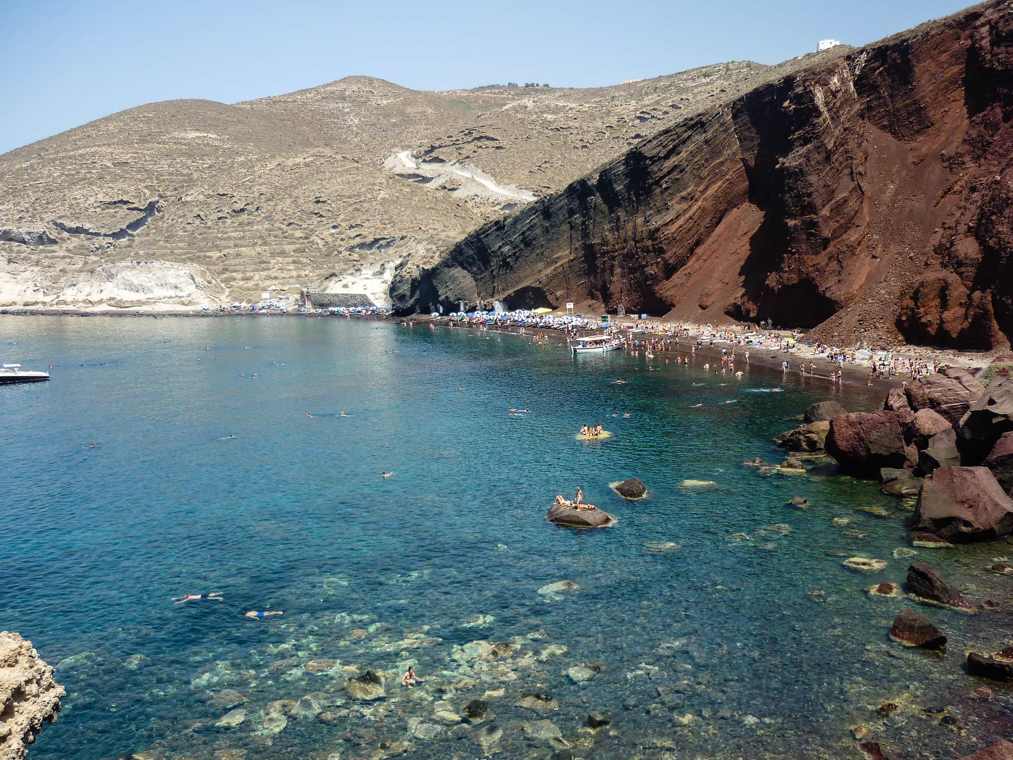 Red Beach auf Santorin