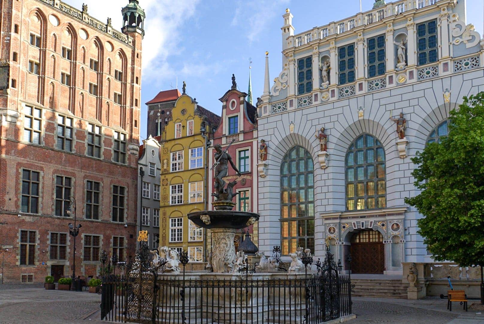 Neptunbrunnen am Dlugi Targ in Danzig
