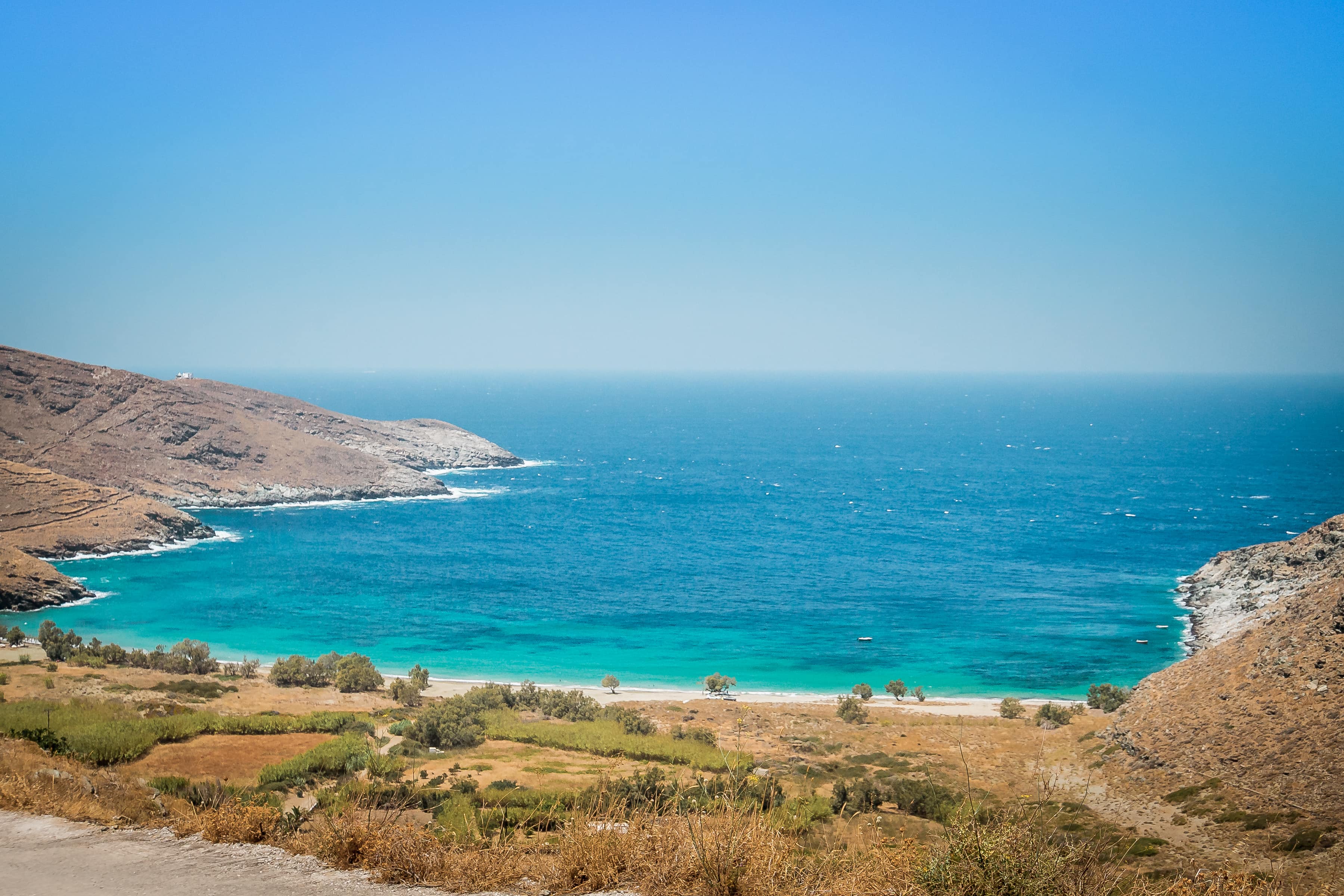 wunderbar einsamer Strand im Norden der Insel