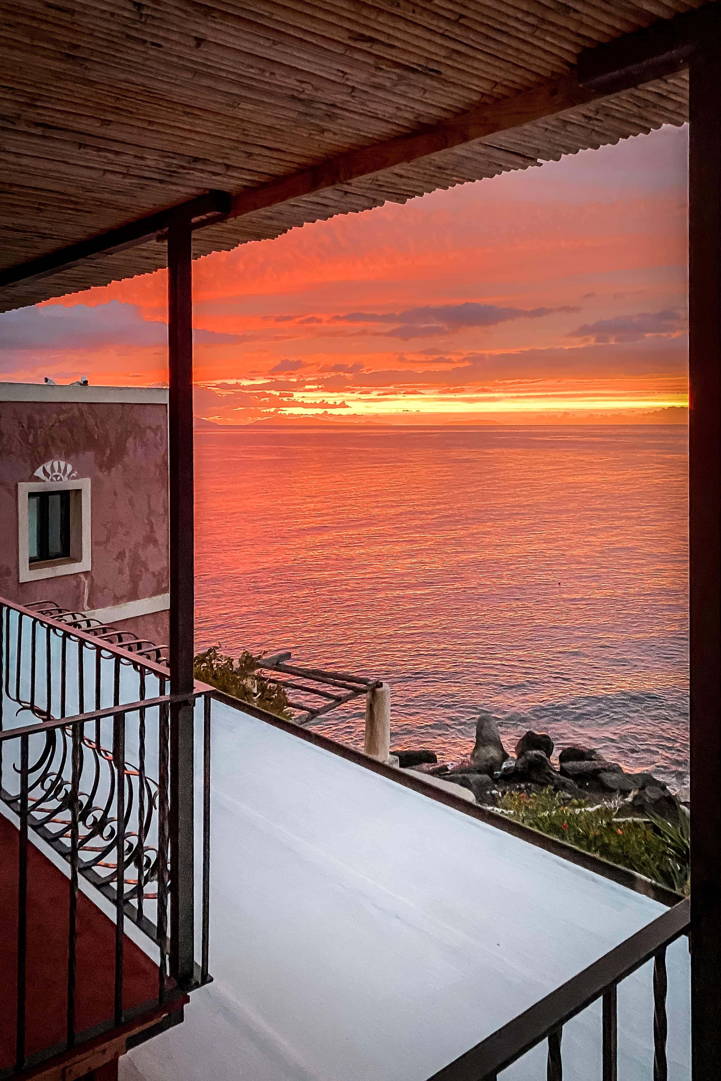 Morgenstimmung von meinem Balkon der Casa Mulino