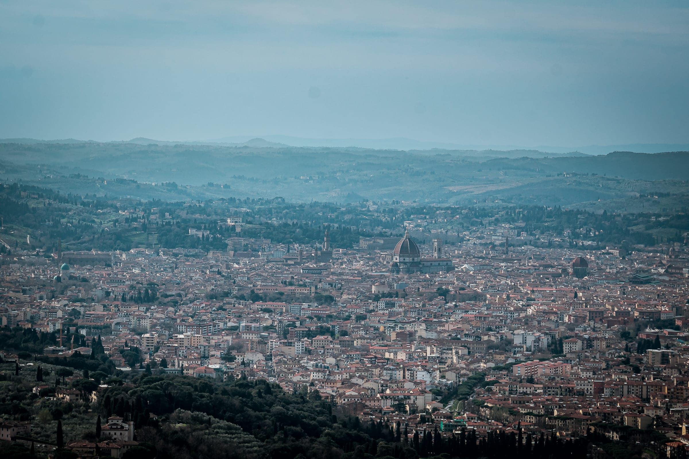 Ausblick über die Hauptstadt der Toskana