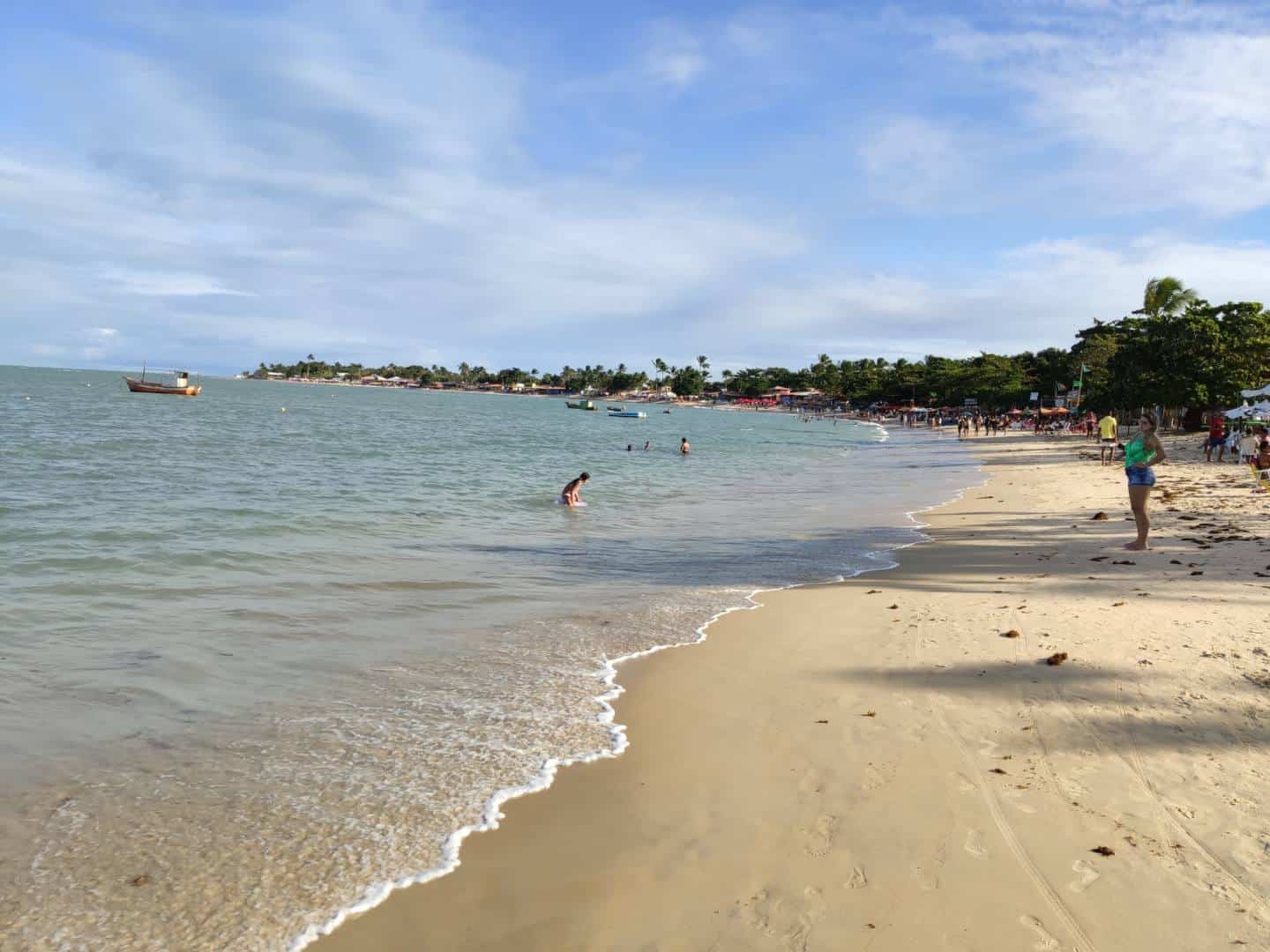 Praia de Coroa Vermelha na Bahia