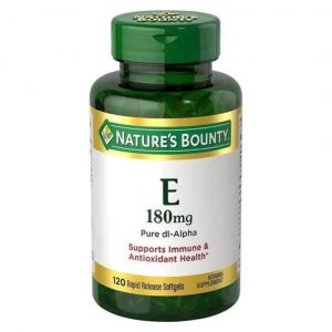 Vitamina E Nature's Bounty Cápsulas Blandas | 120 Cápsulas 180mg Vitamina E Nature's Bounty Cápsulas Blandas | 120 Cápsulas 180mg