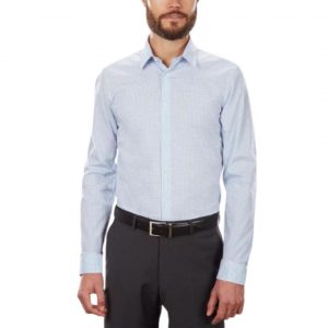 Camisa Hombre Calvin Klein Steel SlimFit Performance Non Iron Stretch Blue | Original Camisa Hombre Calvin Klein Steel SlimFit Performance Non Iron Stretch Blue | Original