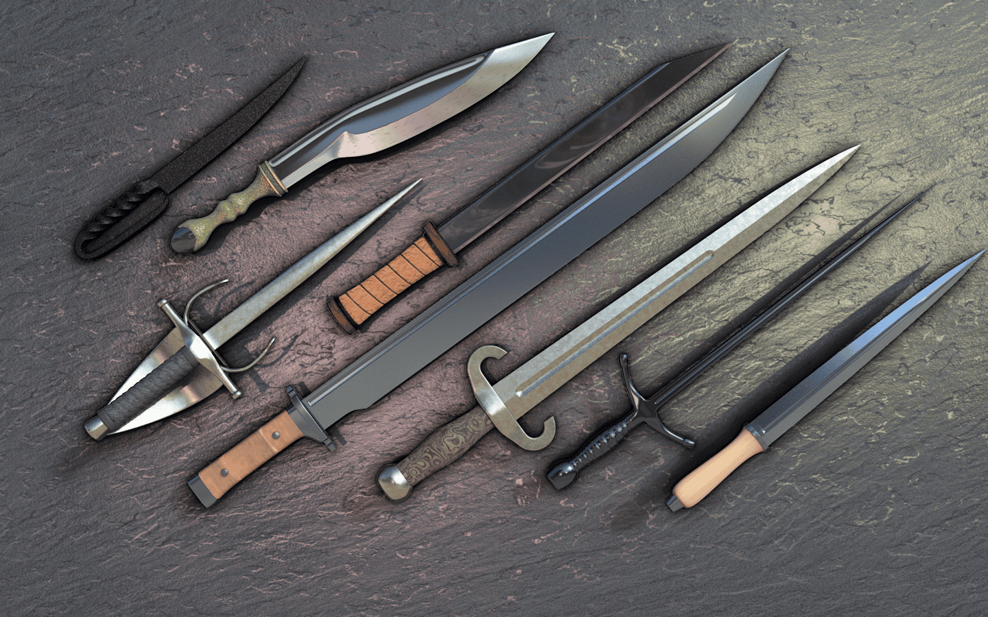 Waffenkunde Messer Und Dolche Donnerhaus