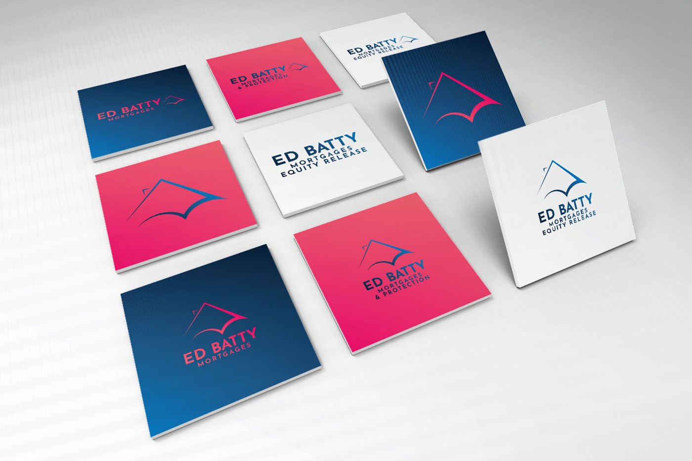 Ed Batty Mortgage Branding Design and Logo Design