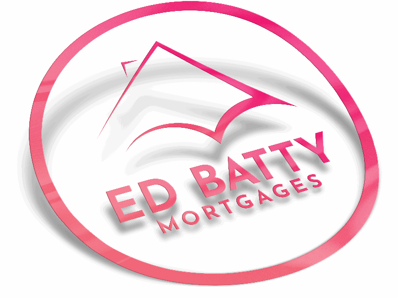 Ed Batty Mortgages sticker design