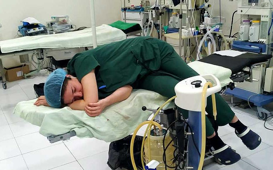 Gayane Papoyan, a sixth-year medical student, volunteered at a hospital on the frontlines in Karabakh.