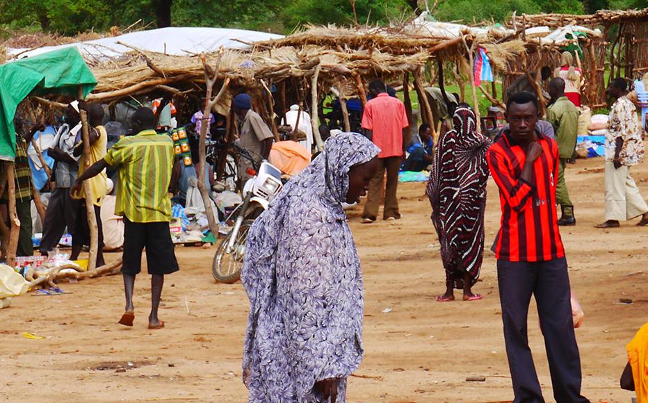 The market in Gidel, in the Nuba Mountains of Sudan. Picture from 2012.