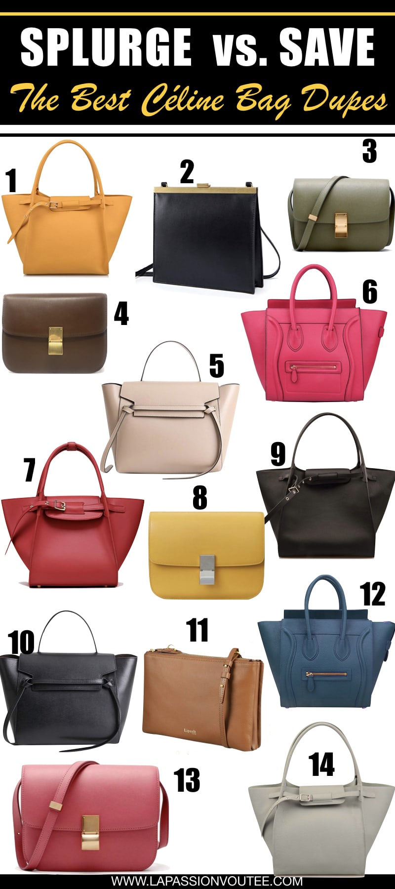 The Best Celine Bag Dupes: Splurge vs. Save on Designer Dupes