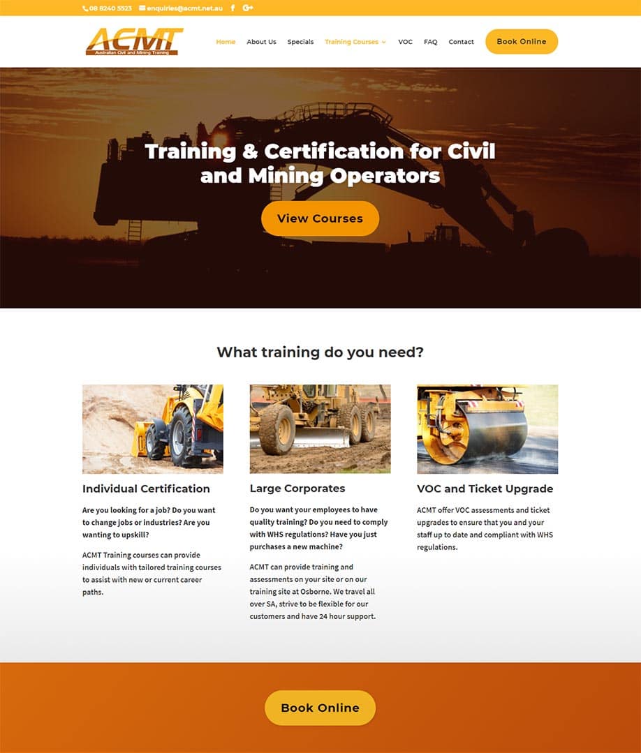 Australian Civil and Mining Training Website Australian Civil and Mining Training Website
