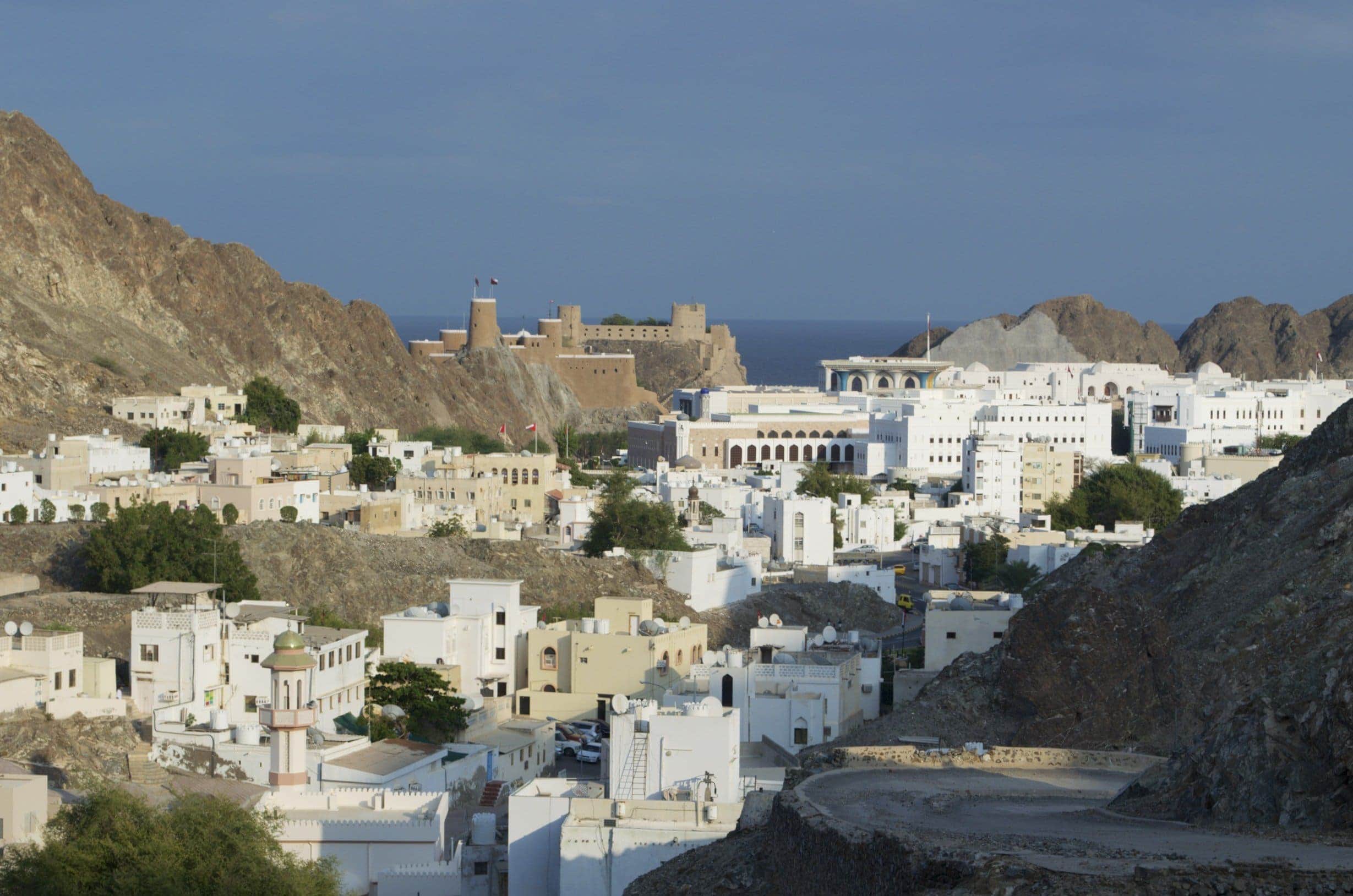 Regierungsviertel mit Sultanspalast in Muscat