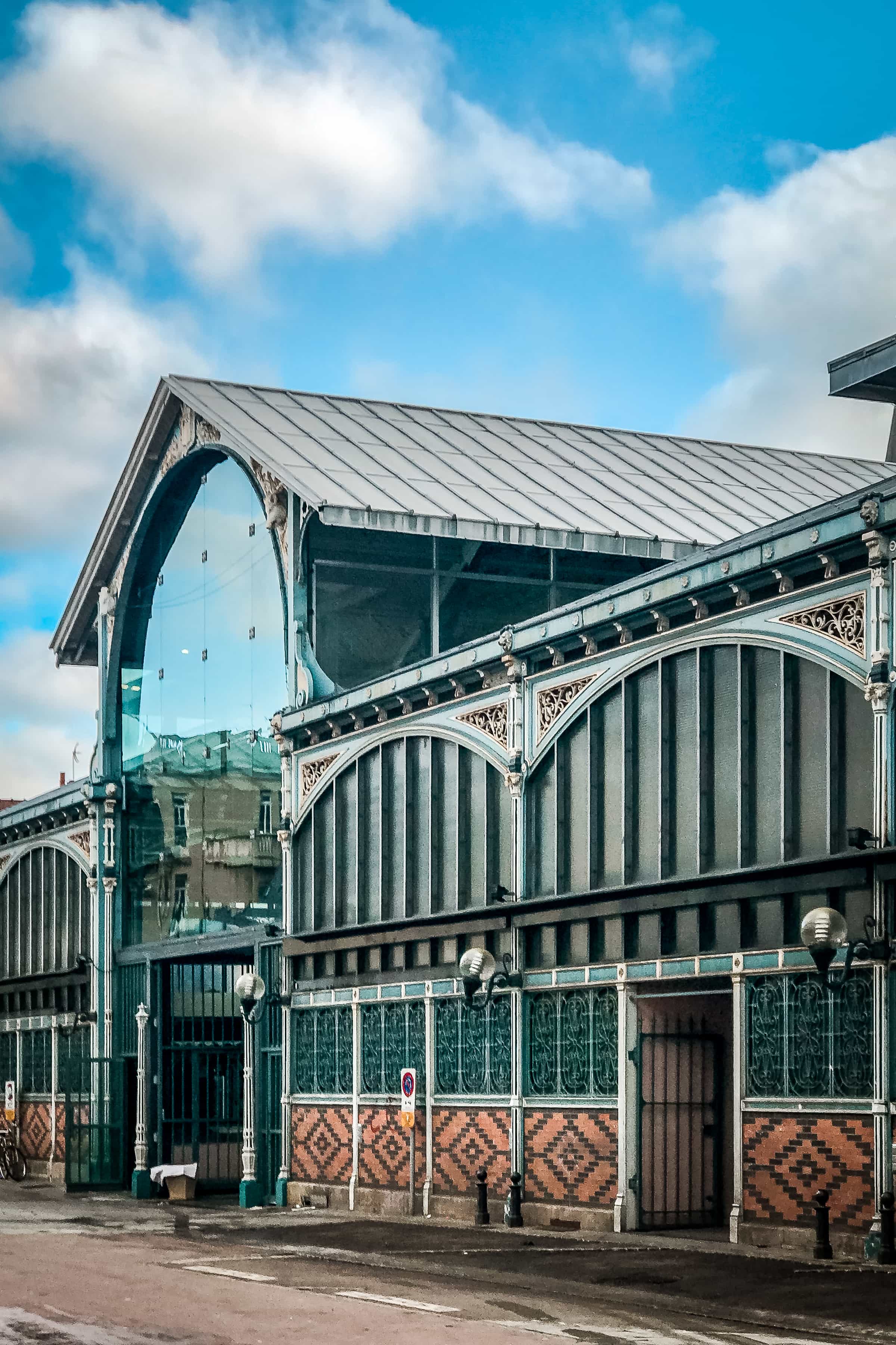 Markthalle in Dijon von außem