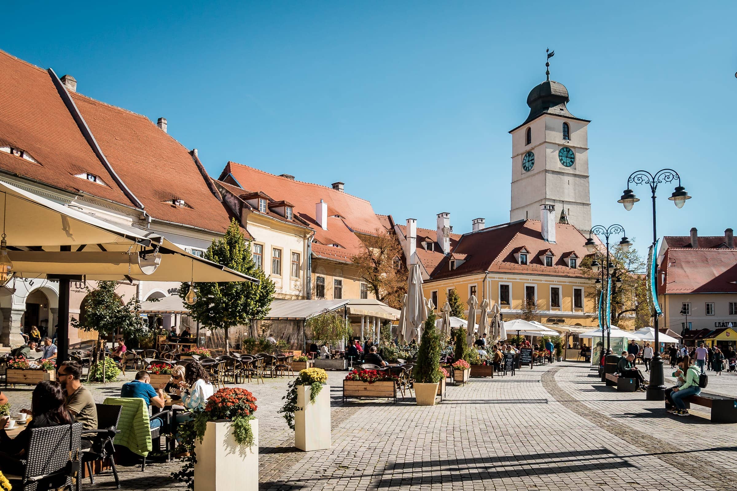 Sibiu (Hermannstadt), Rumänien, Siebenbürgen. Die Altstadt Stock