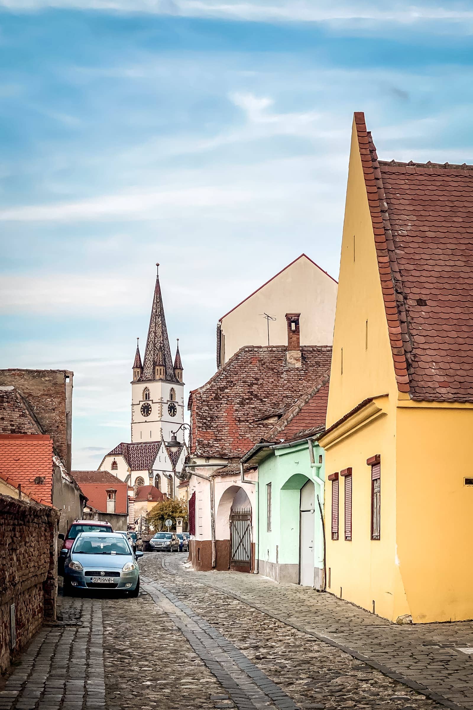 Sibiu (Hermannstadt), Rumänien, Siebenbürgen. Die Altstadt Stock