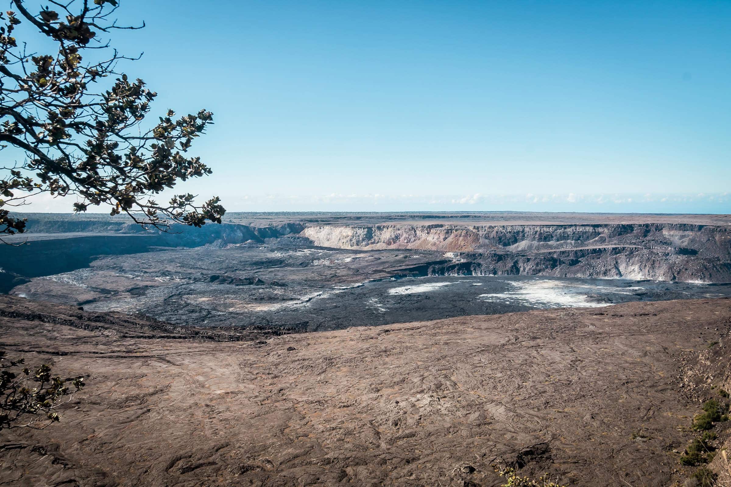 Blick über den Krater des Kilauea