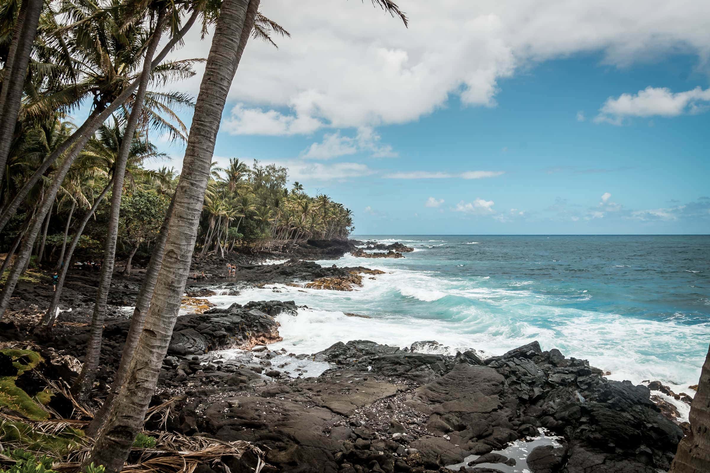 Küste bei Pahoa