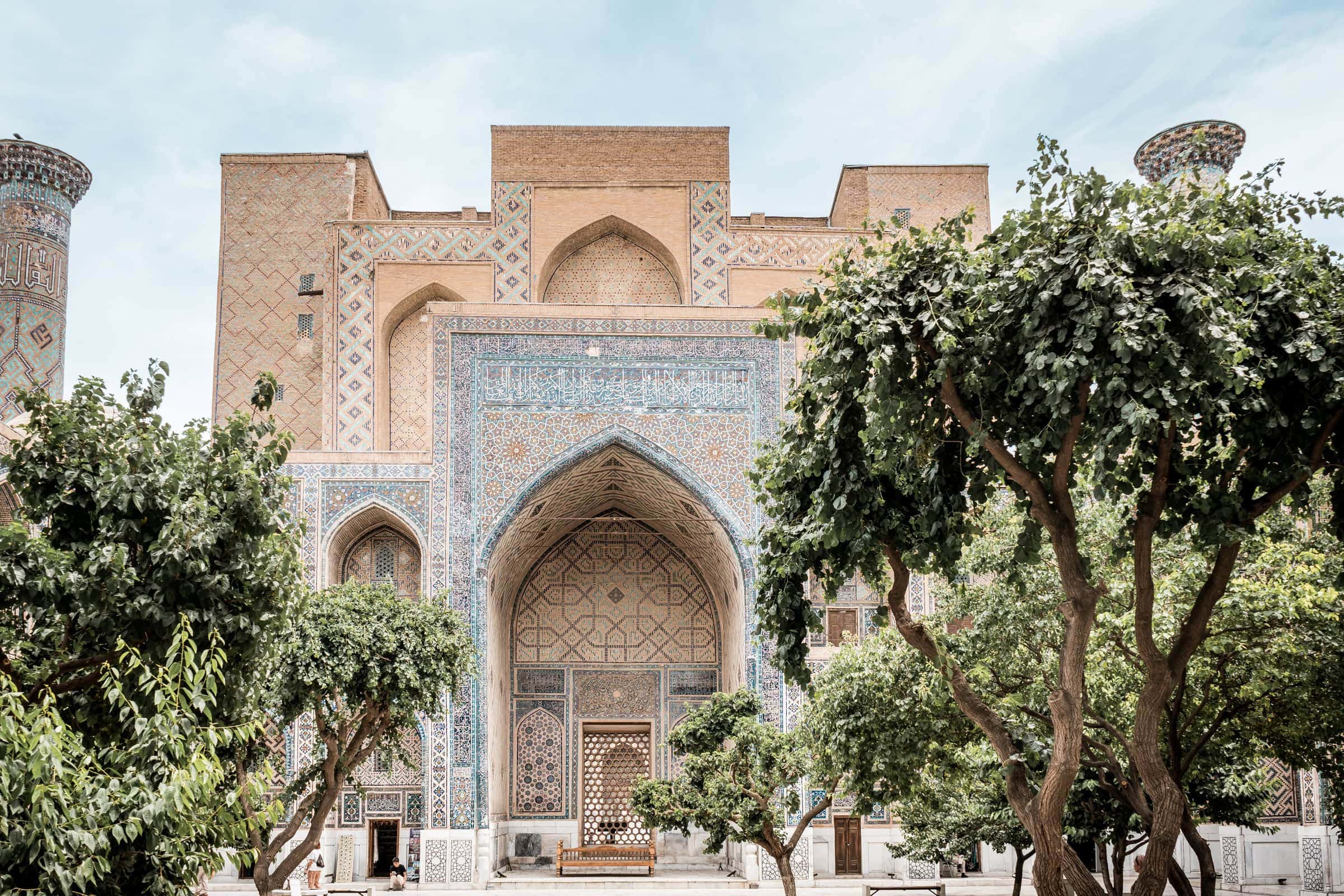 Innenhof einer Medrese in Samarkand