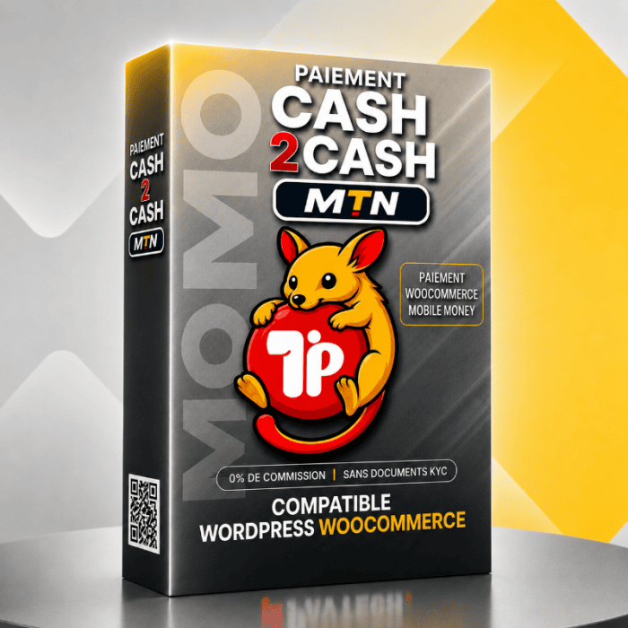 Cash2Cash MTN : Paiement MTN MoMo WooCommerce – Image 1