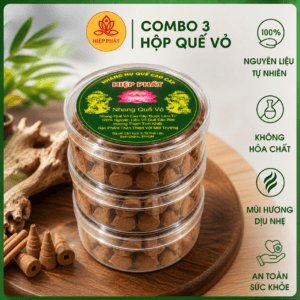 Nhang Nụ Quế Vỏ Hộp 36 Viên Thơm Ấm Tự Nhiên