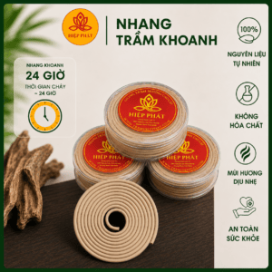 Nhang Trầm Khoanh Thơm Đặc Biệt Hộp 10 Khoanh