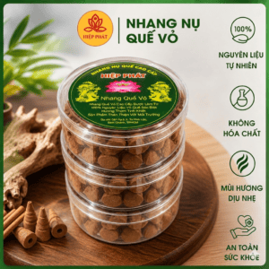 Nhang Nụ Quế Vỏ Hộp 36 Viên Thơm Ấm Tự Nhiên