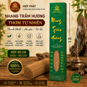 Nhang Trầm Cây Thơm Dịu Ngọt Hộp Dài 30Cm Và 40cm