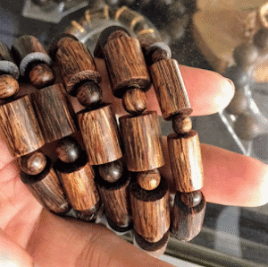 Trầm Hương Sánh Ghép Mẫu Đốt Trúc Size 8-10-12mm Thơm