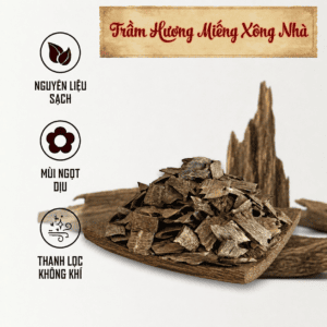 Trầm Hương Miếng Xông Nhà 100g