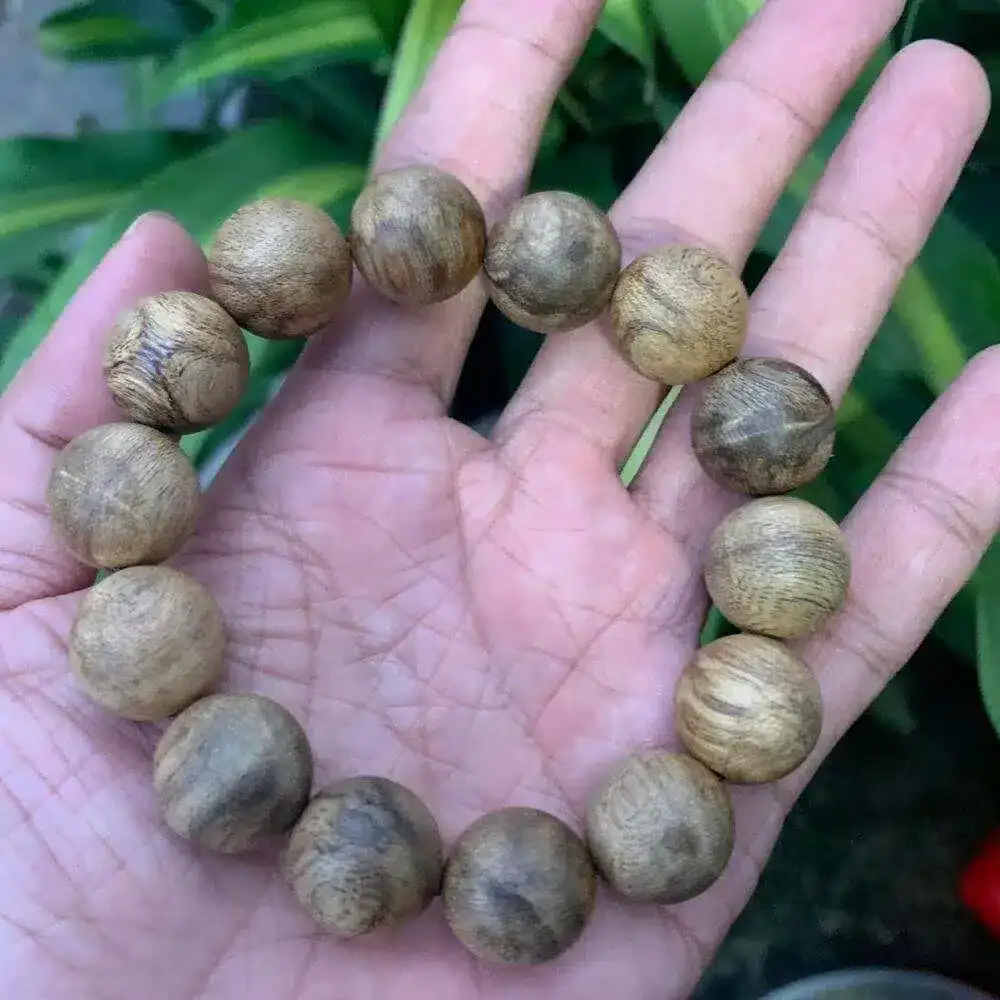 Chuỗi Trầm Hương Tự Nhiên Thơm Mạnh Size 15mm